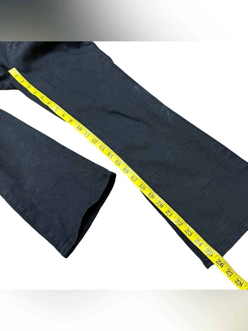 Frame Black Le Crop Mini Boot Denim Jeans Size 28 Comfy Stretch Basic Classic - Picture 7 of 7